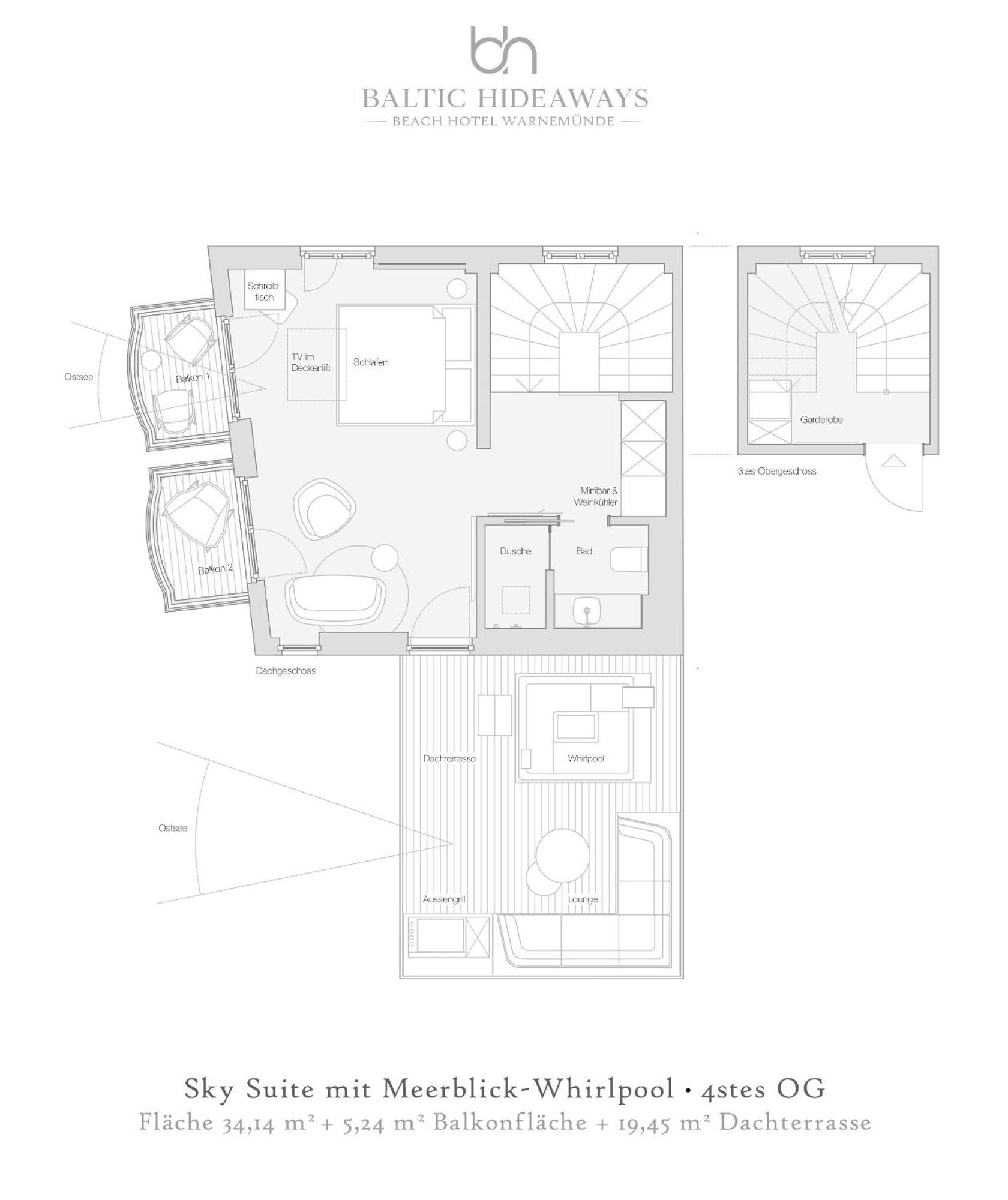 Baltic Hideaways Beach Hotel Warnemuende Росток Номер фото